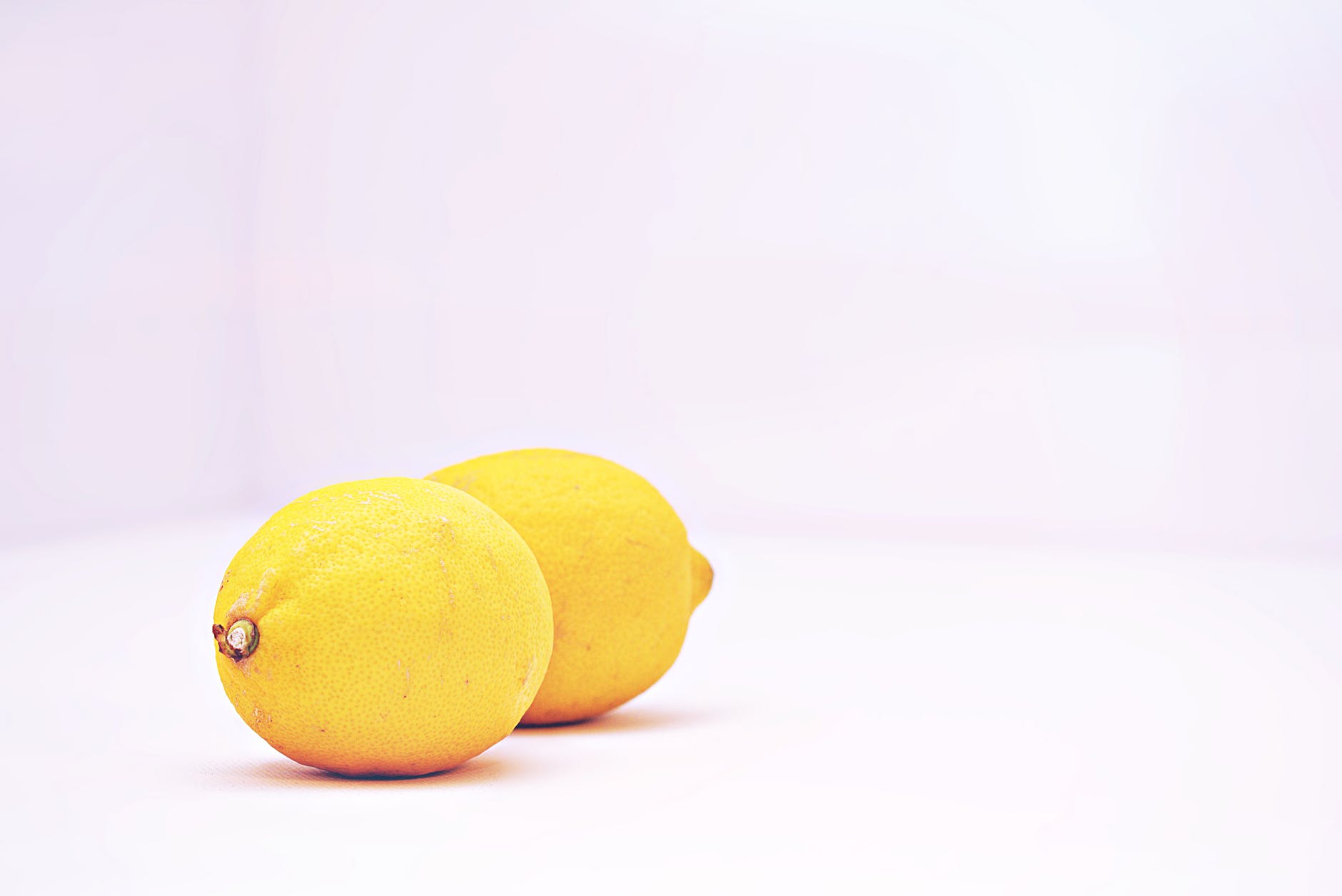 two lemon fruits